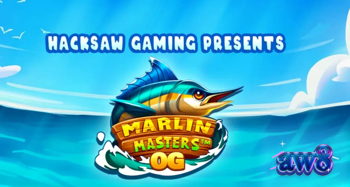 Tampilan layar slot Marlin Masters OG pada perangkat seluler
